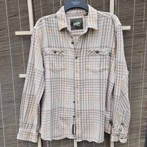 Howler Brothers‎ Plaid Thick Weave Cotton Button Shirt Medium